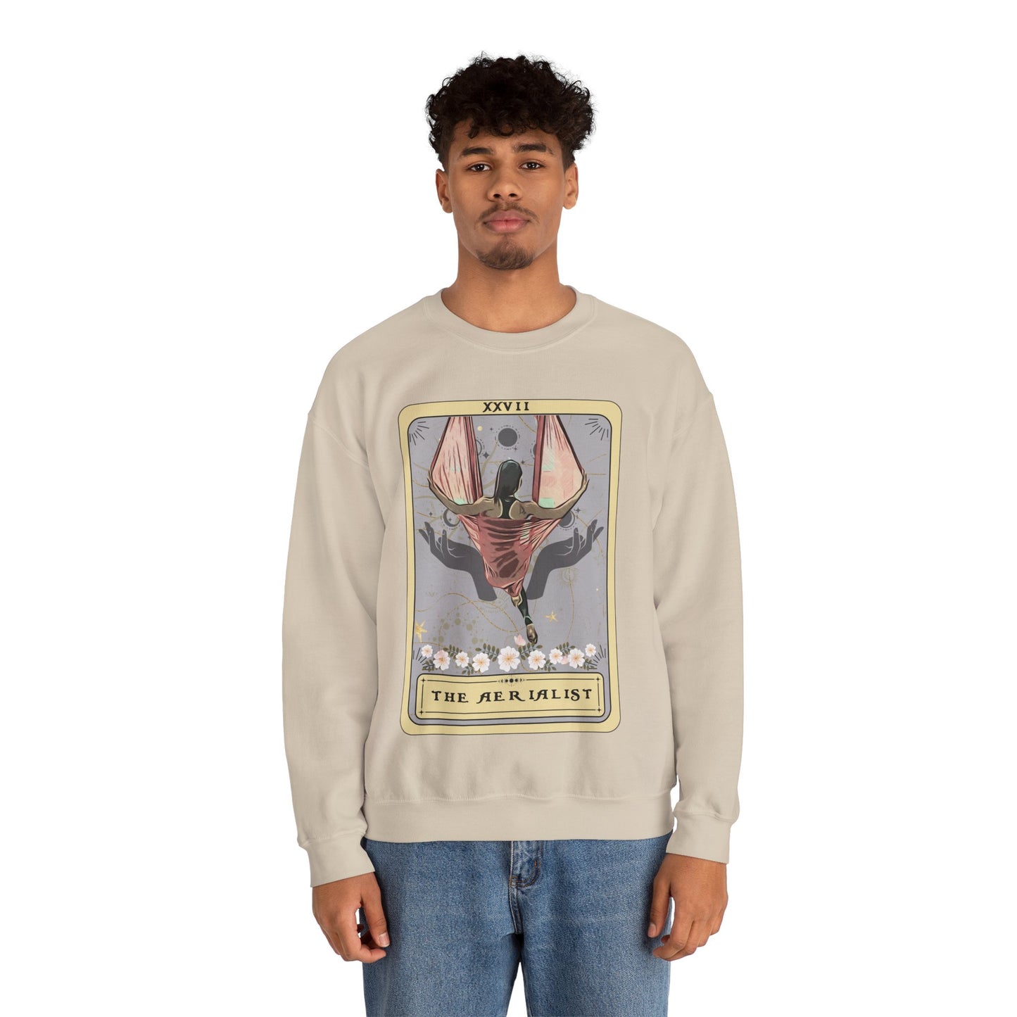 The Aerialist Tarot Card Sweatshirt, Aerialist Silks Sweatshirt