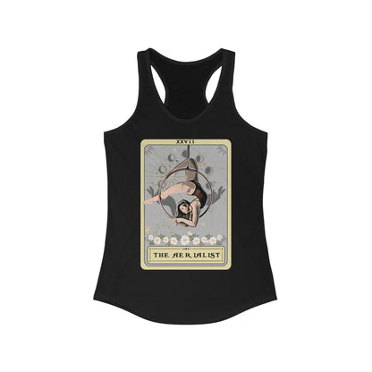 The Aerialist Tarot Card Tank Top, Aerial Hoop T-shirt