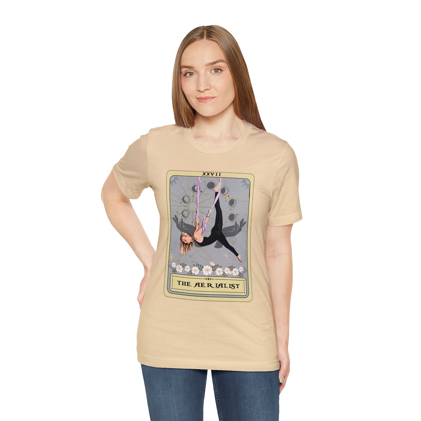 The Aerialist Tarot Card Shirt, Aerial Yoga T-shirt