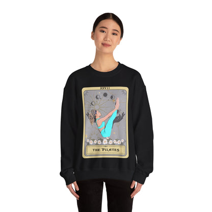 Pilates Tarot Card Sweatshirt, Pilates Pose Sweater