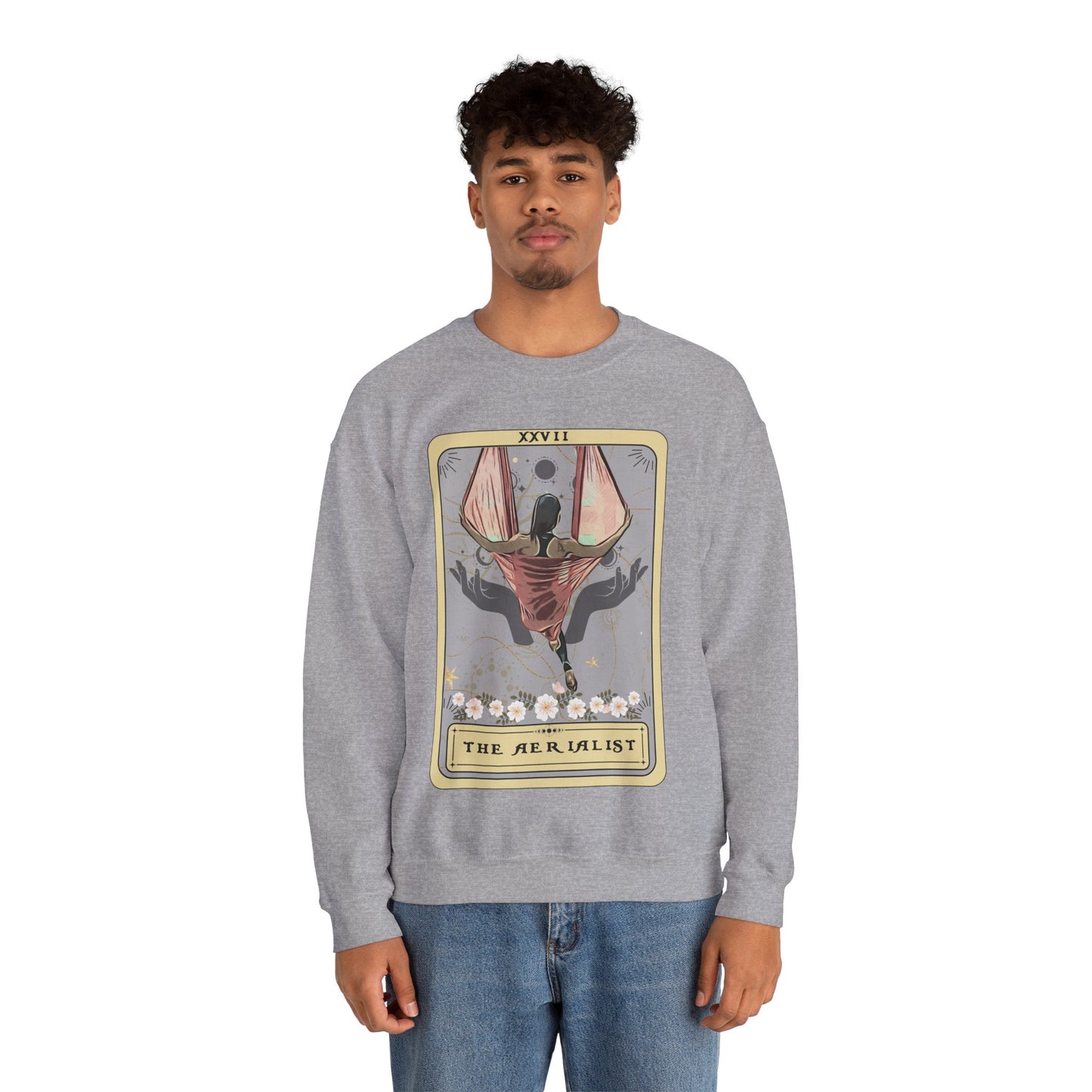 The Aerialist Tarot Card Sweatshirt, Aerialist Silks Sweatshirt