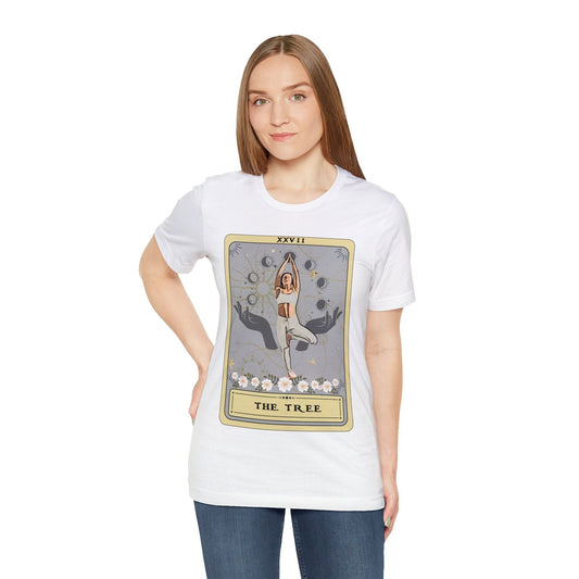 Yoga Pose The Tree Tarot Card Shirt