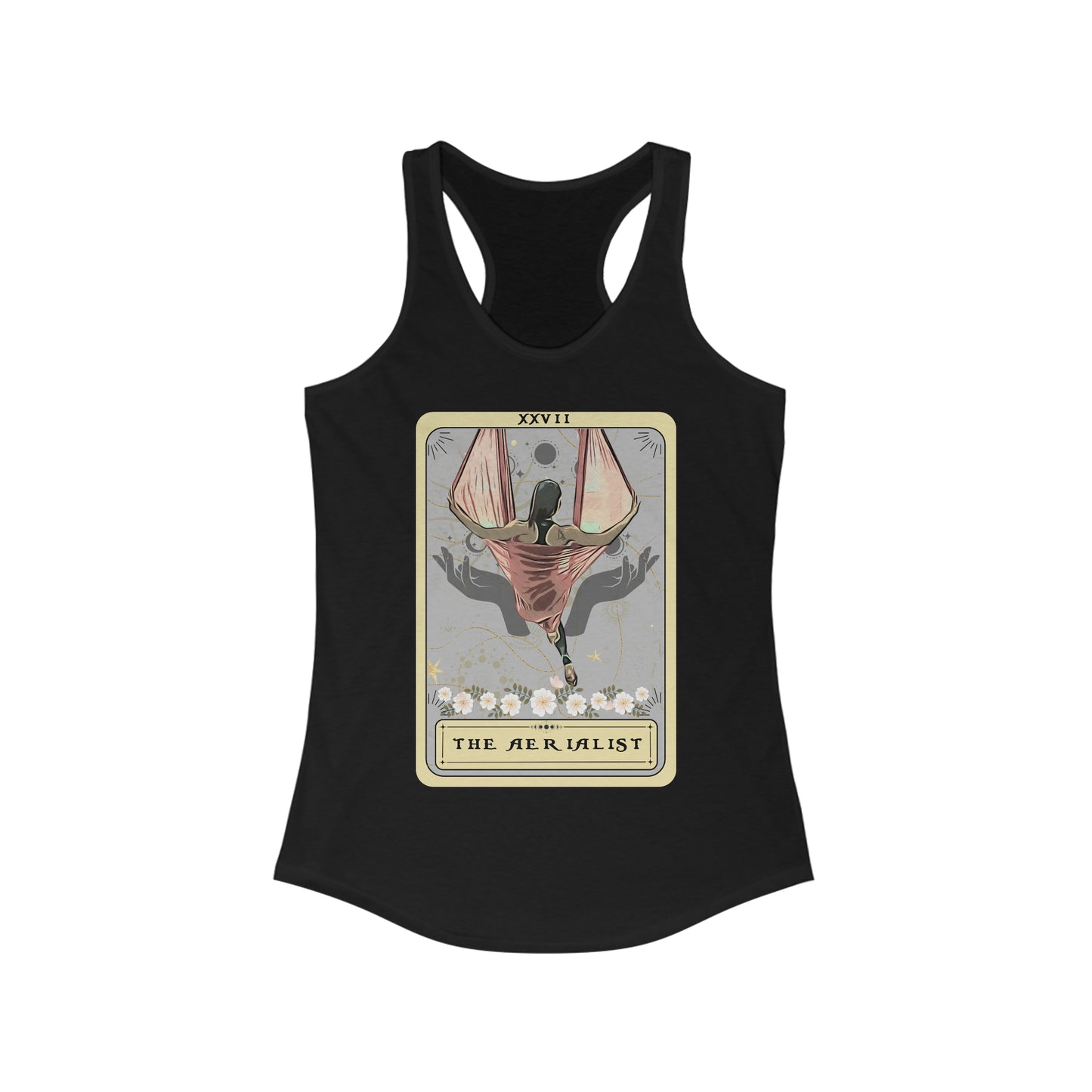 The Aerialist Tarot Card Tank Top, Aerial Hammock Tank