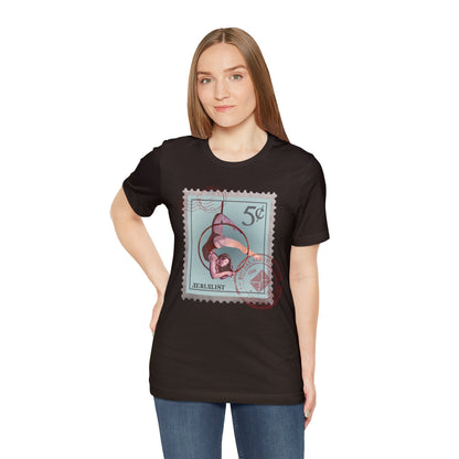 Aerialist T-Shirt Aerial Hoop Post Stamp