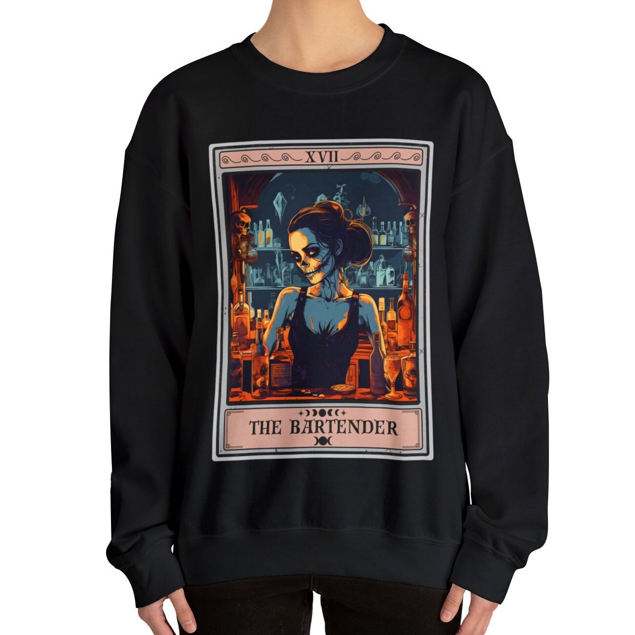 Bartender Tarot Card Sweatshirt - Perfect Gift for Bartenders