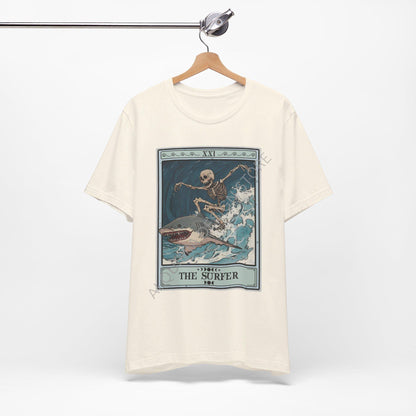 The Surfer Tarot Card Shirt, Surfing T-shirt Beach Lover Ocean Life Surfer Gifts