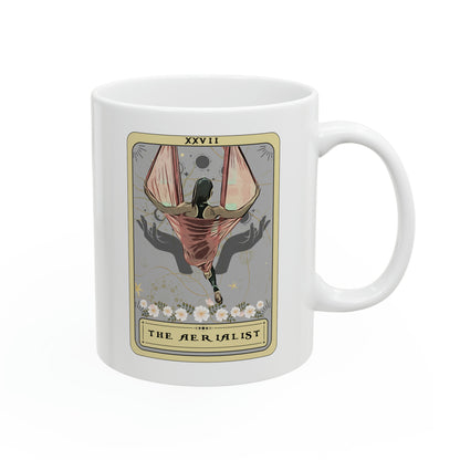 The Aerialist Tarot Card Mug, Aerial Hammock Aerialist Mug