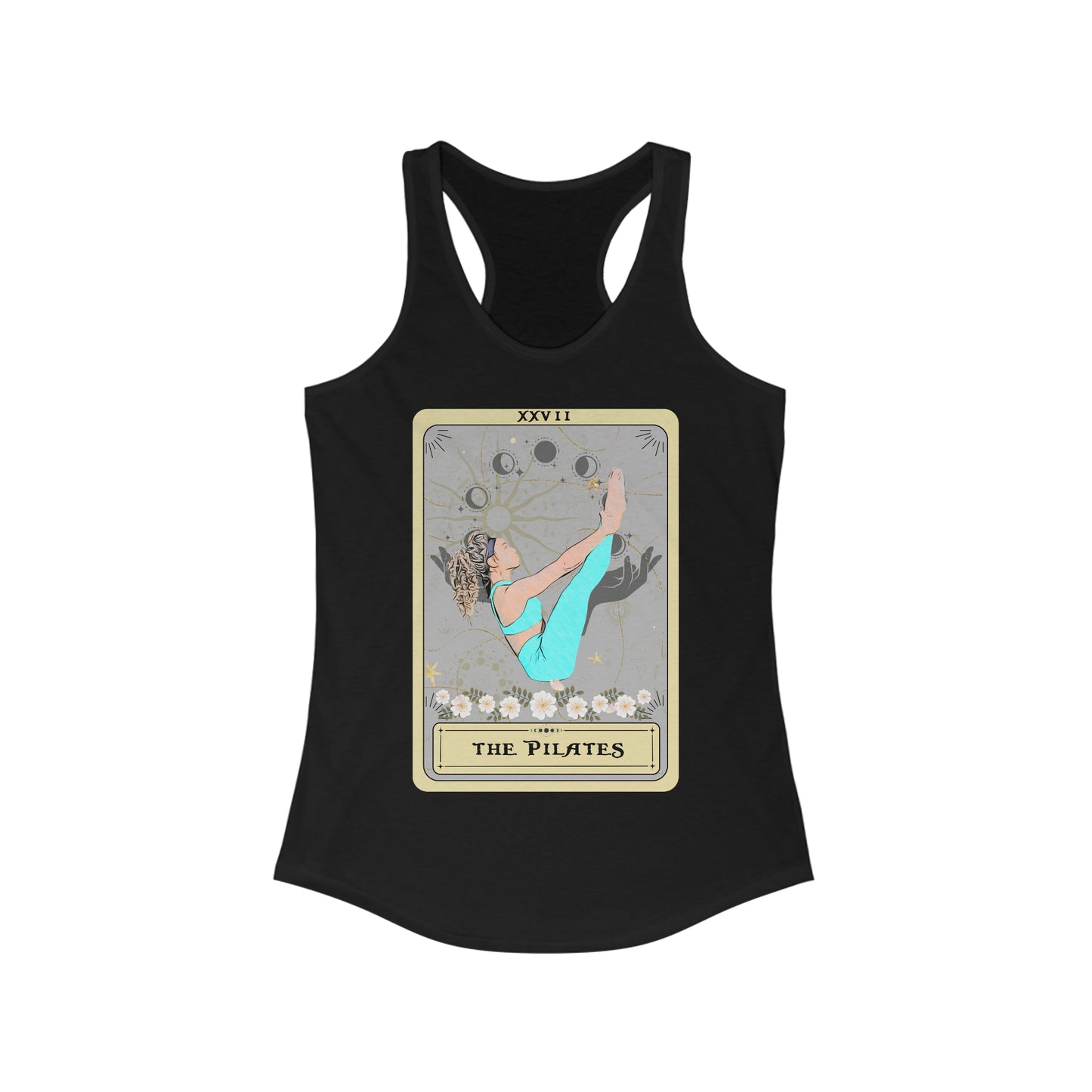 The Pilates Tarot Card Tank Top, Pilates Pose