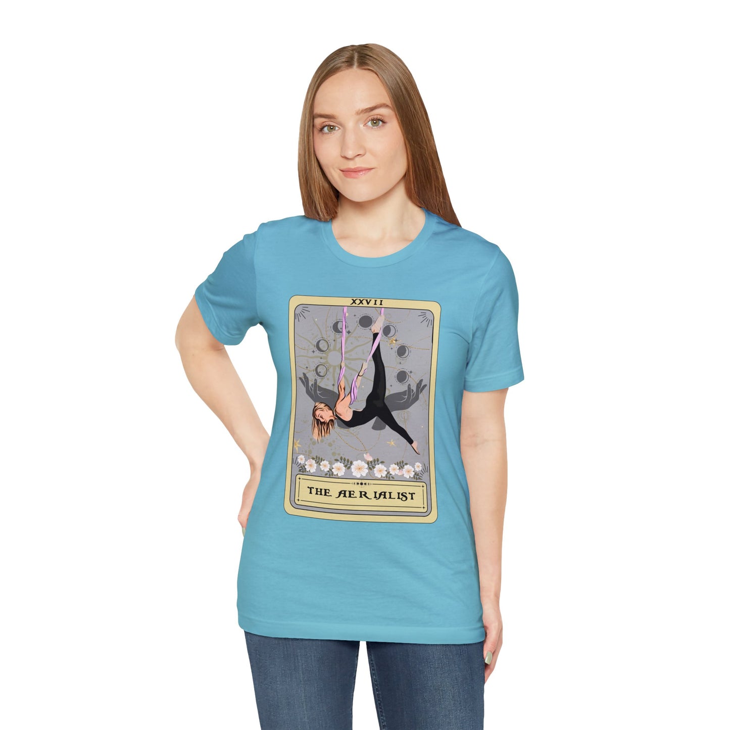 The Aerialist Tarot Card Shirt, Aerial Yoga T-shirt