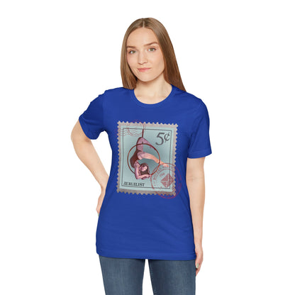 Aerialist T-Shirt Aerial Hoop Post Stamp