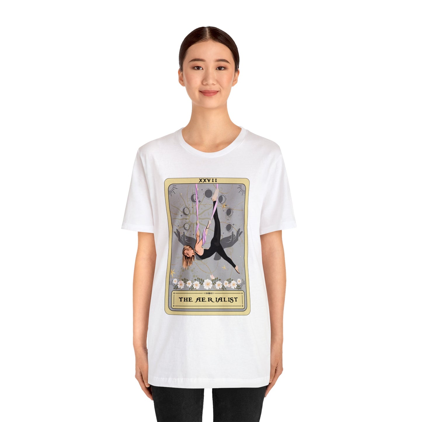 The Aerialist Tarot Card Shirt, Aerial Yoga T-shirt