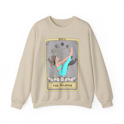 Pilates Tarot Card Sweatshirt, Pilates Pose Sweater