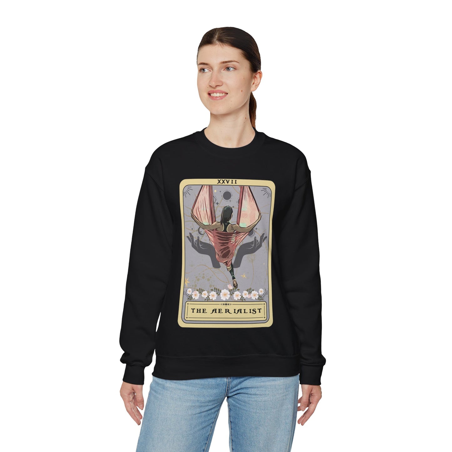 The Aerialist Tarot Card Sweatshirt, Aerialist Silks Sweatshirt