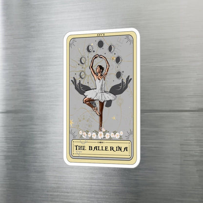 Ballerina Tarot Card Sticker - Waterproof Vinyl Dancer Sticker 3 x 4
