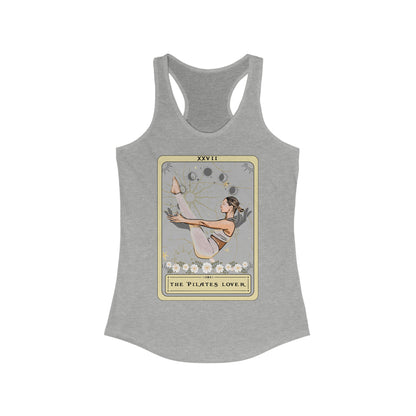 The Pilates Lover Tarot Card Tank Top, Racerback