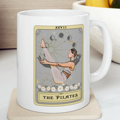 The Pilates Tarot Card Mug, 11 oz Mug