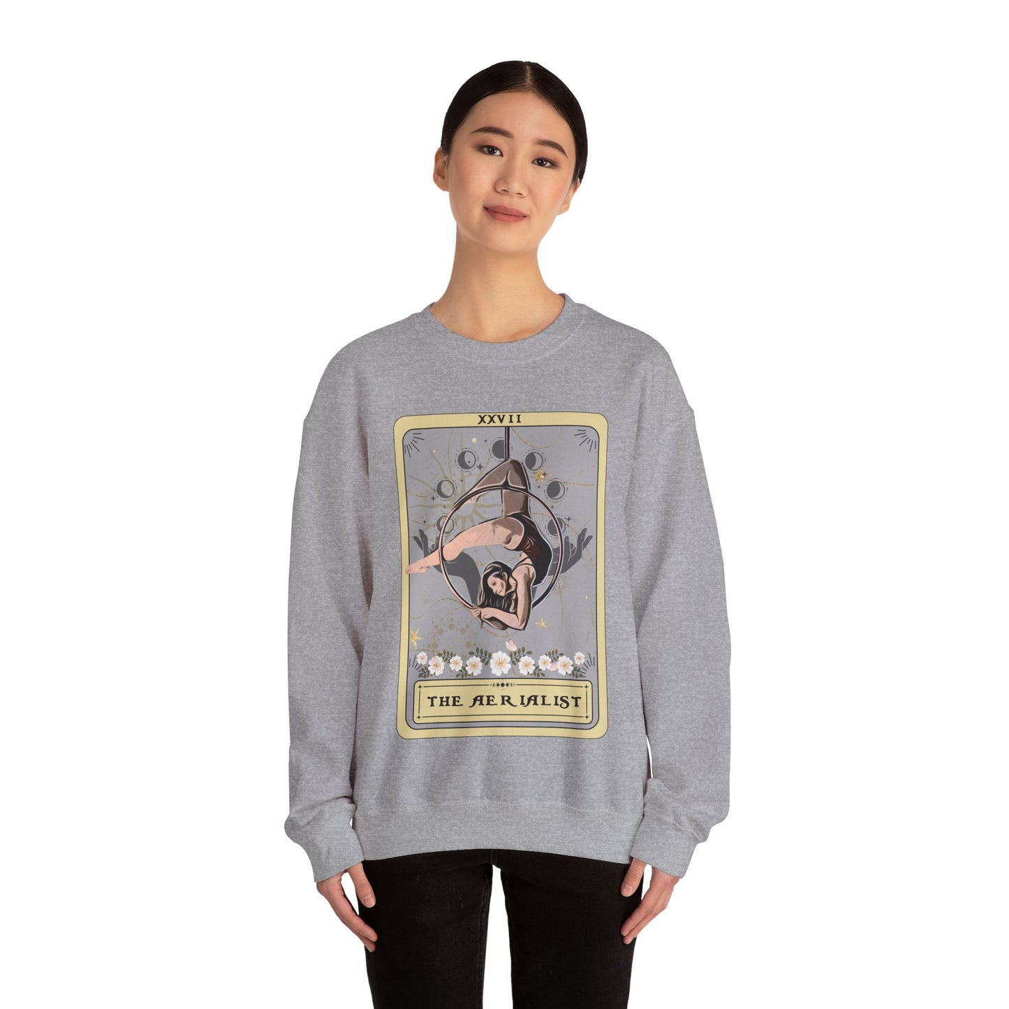 The Aerialist Tarot Card Sweatshirt, Aerial Hoop Sweater