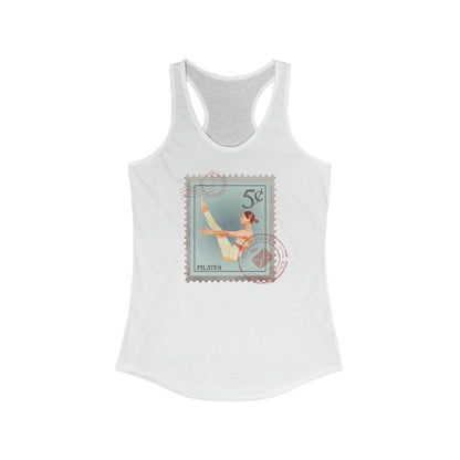 Pilates Pose Tank Top, Racerback