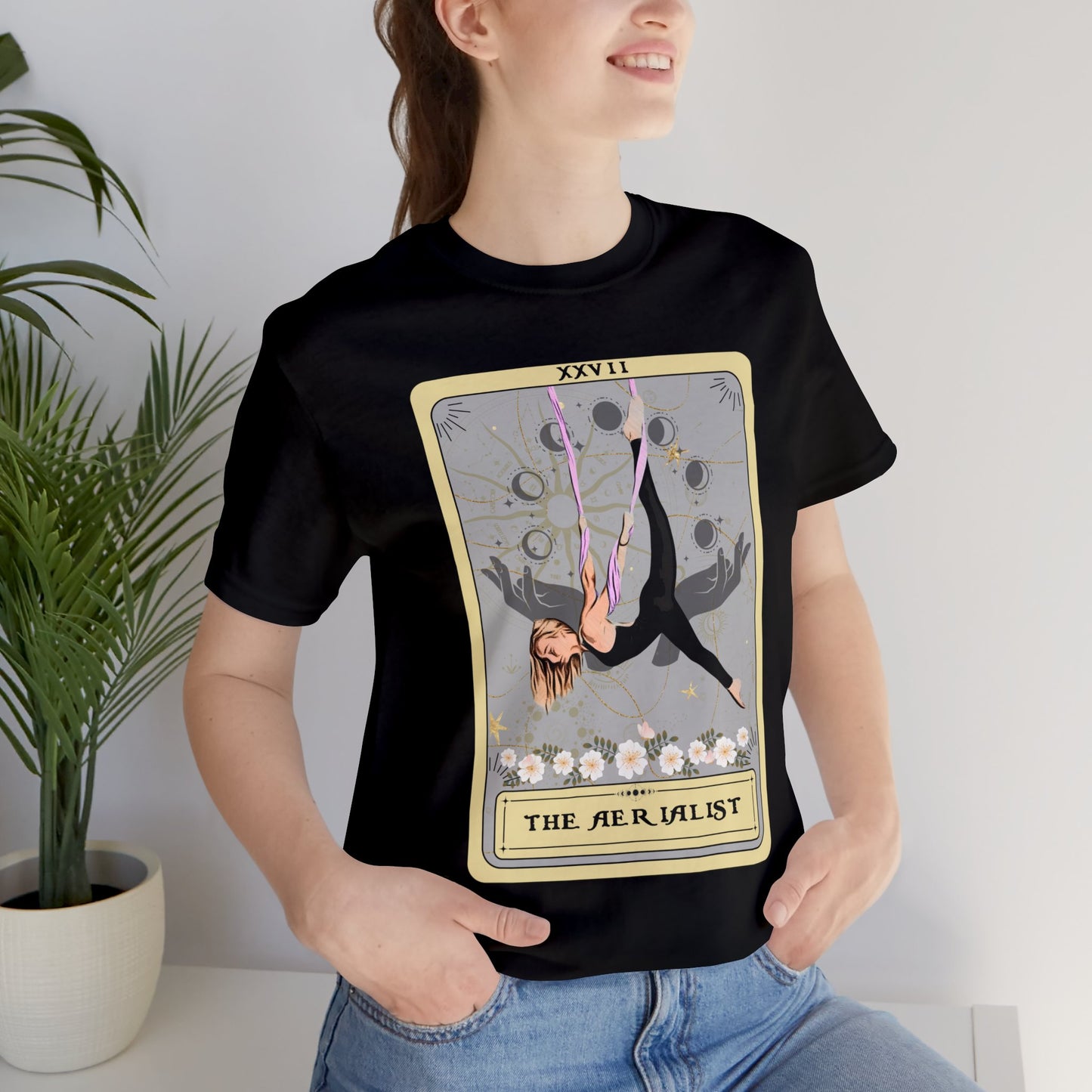 The Aerialist Tarot Card Shirt, Aerial Yoga T-shirt