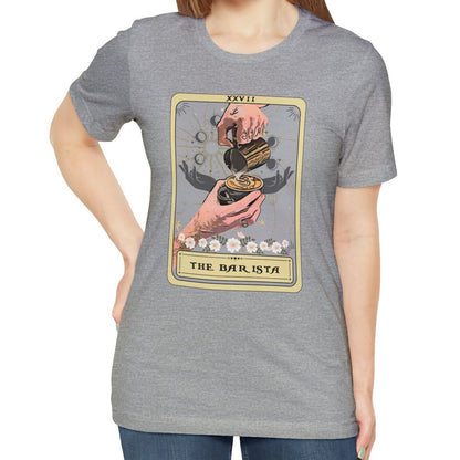 Barista Shirt, The Barista Tarot Card Shirt, Barista Gifts Coffee Lover Gift