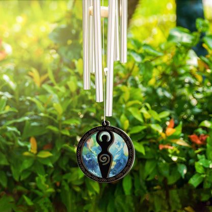 Earth Mother Goddess Wind Chime - Fertility Suncatcher Home Decor