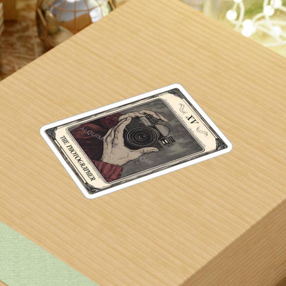 Photographer Tarot Card Sticker - Waterproof Vinyl Laptop Decal