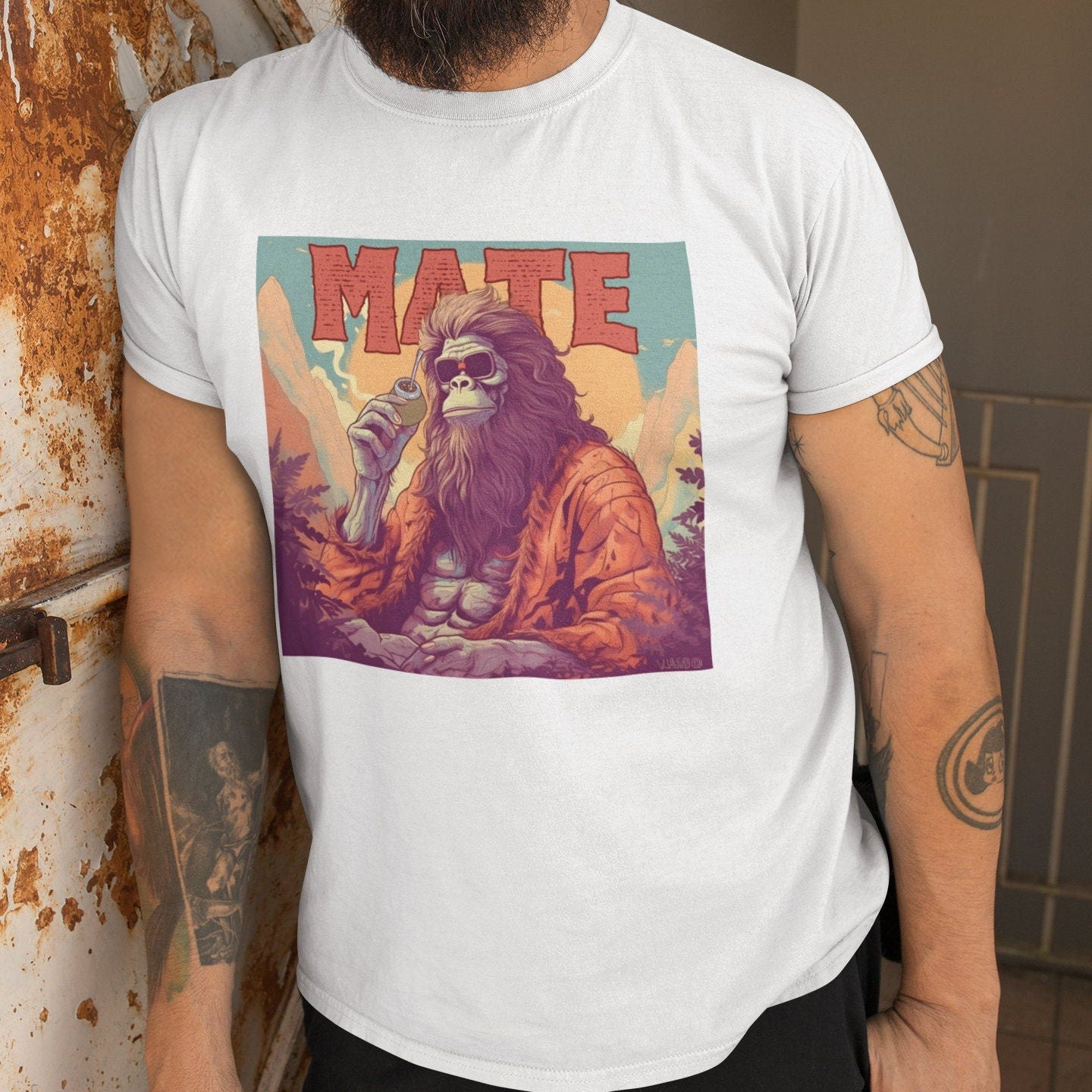 Bigfoot Yerba Mate Shirt, Bigfoot Mate Plant Shirts Yerba Mate Tea Gifts