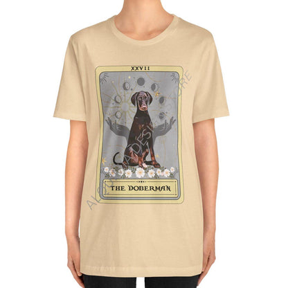 Red Doberman Tarot Card Shirt - Gifts for Doberman Owners