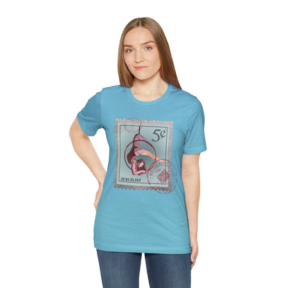 Aerialist T-Shirt Aerial Hoop Post Stamp