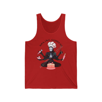 Baking Tank Top, Baking Goddess Tank Top, Baker Gift Pastry Chef Baking Shirt