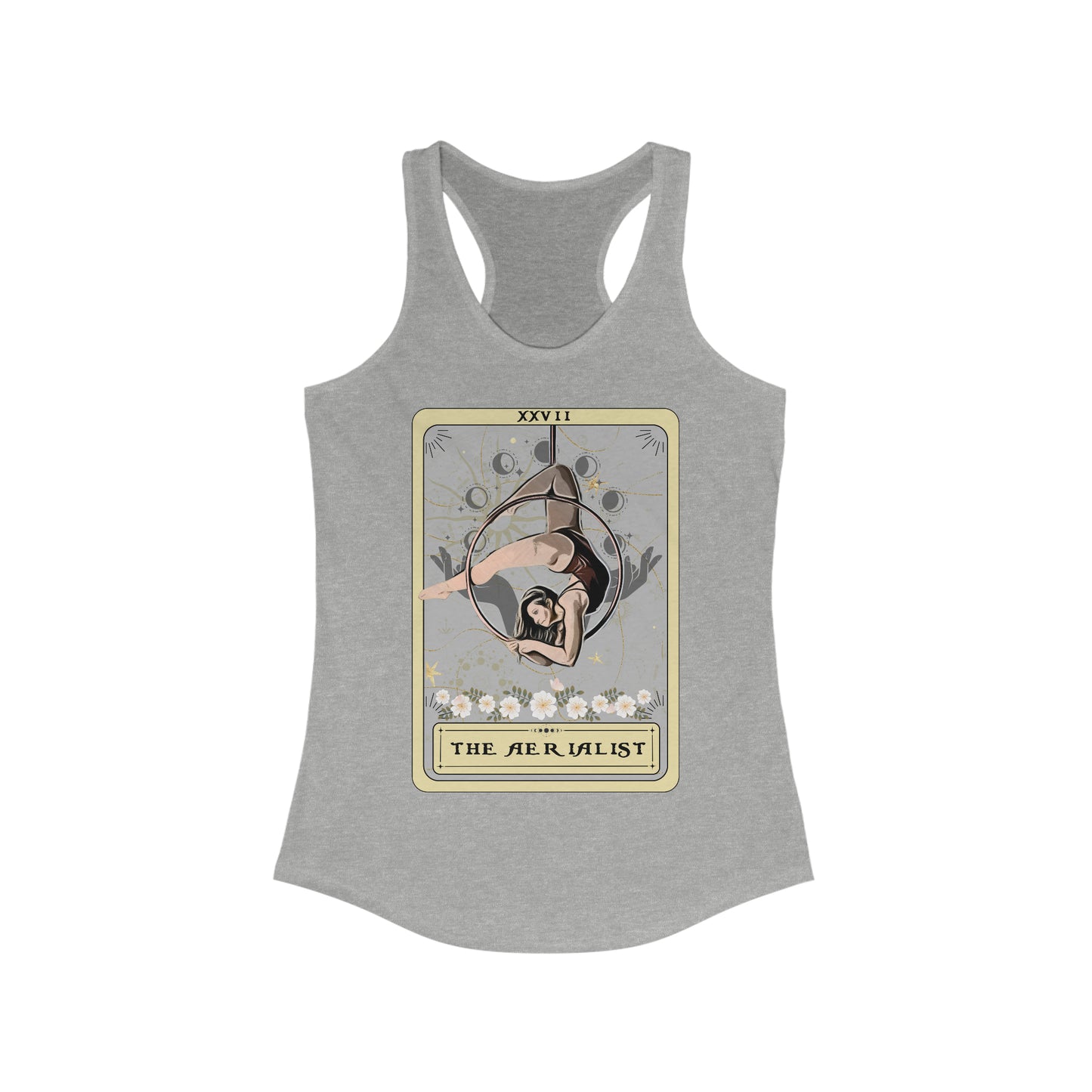 The Aerialist Tarot Card Tank Top, Aerial Hoop T-shirt