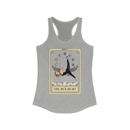 Aerialist Tank Top - Tarot Card Racerback Shirt for Aerial Silk  Dance