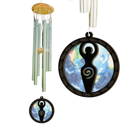 Earth Mother Goddess Wind Chime - Fertility Suncatcher Home Decor