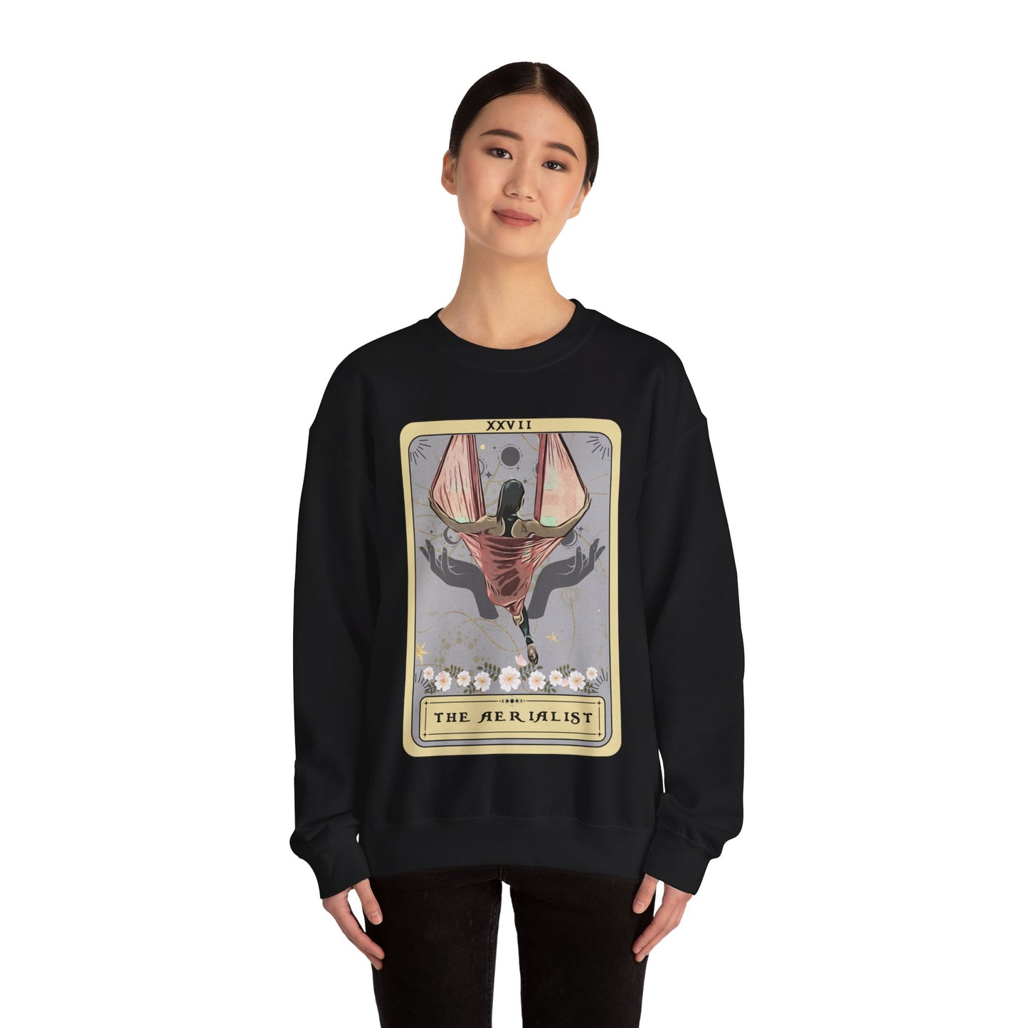 The Aerialist Tarot Card Sweatshirt, Aerialist Silks Sweatshirt