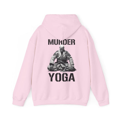 Jiu Jitsu Hoodie, Jiu Jitsu Skeleton Hooded Sweatshirt, Murder Yoga JiuJitsu