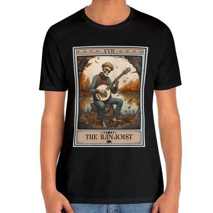 Banjo Player Shirt, The Banjoist Tarot Card Shirt Banjo Shirt Banjo Gifts for Banjoist
