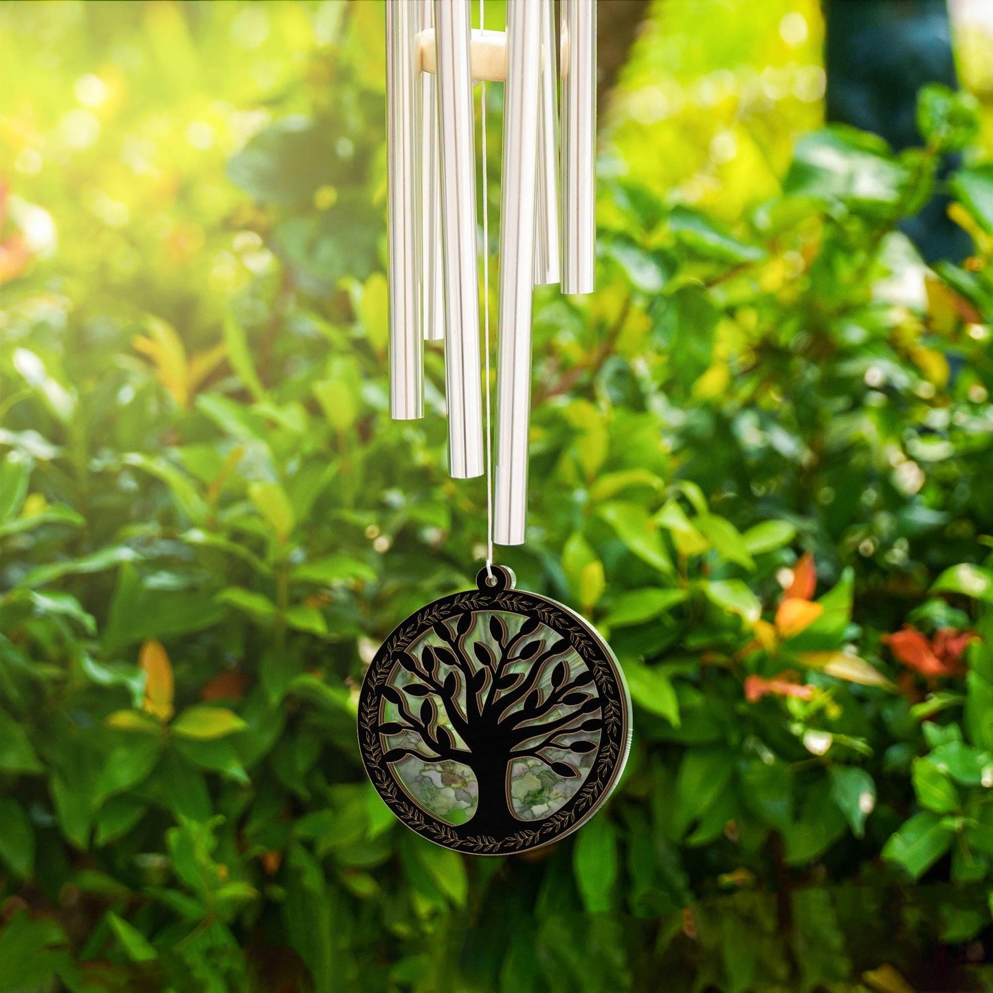 Tree of Life Wind Chime Suncatcher, Protection Home Decor Housewarming Gift