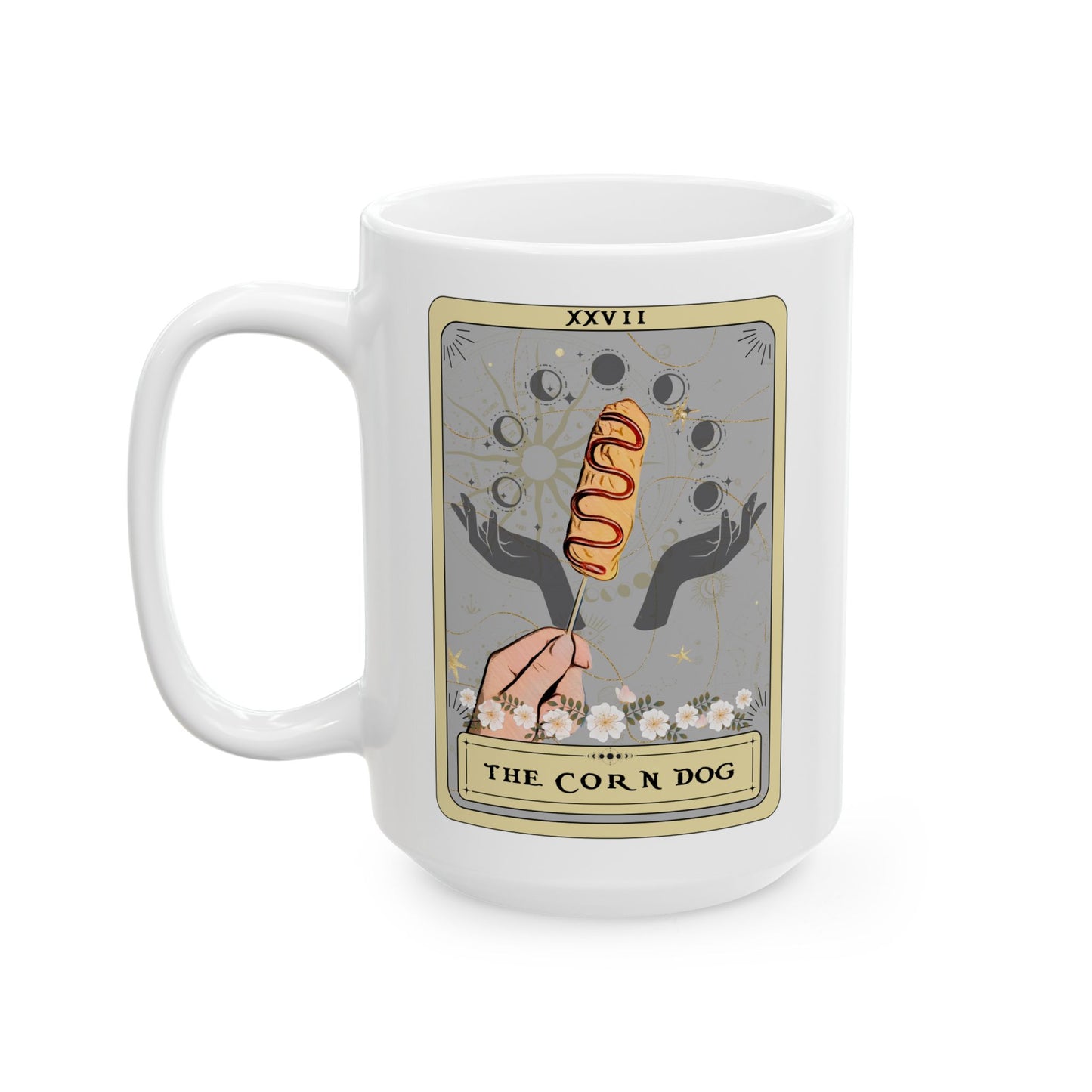The Corn Dog Tarot Card Mug, 11oz 15oz