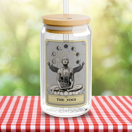 Yogi Tarot Card Tumbler - 16oz Yoga Lover Gift for Instructors