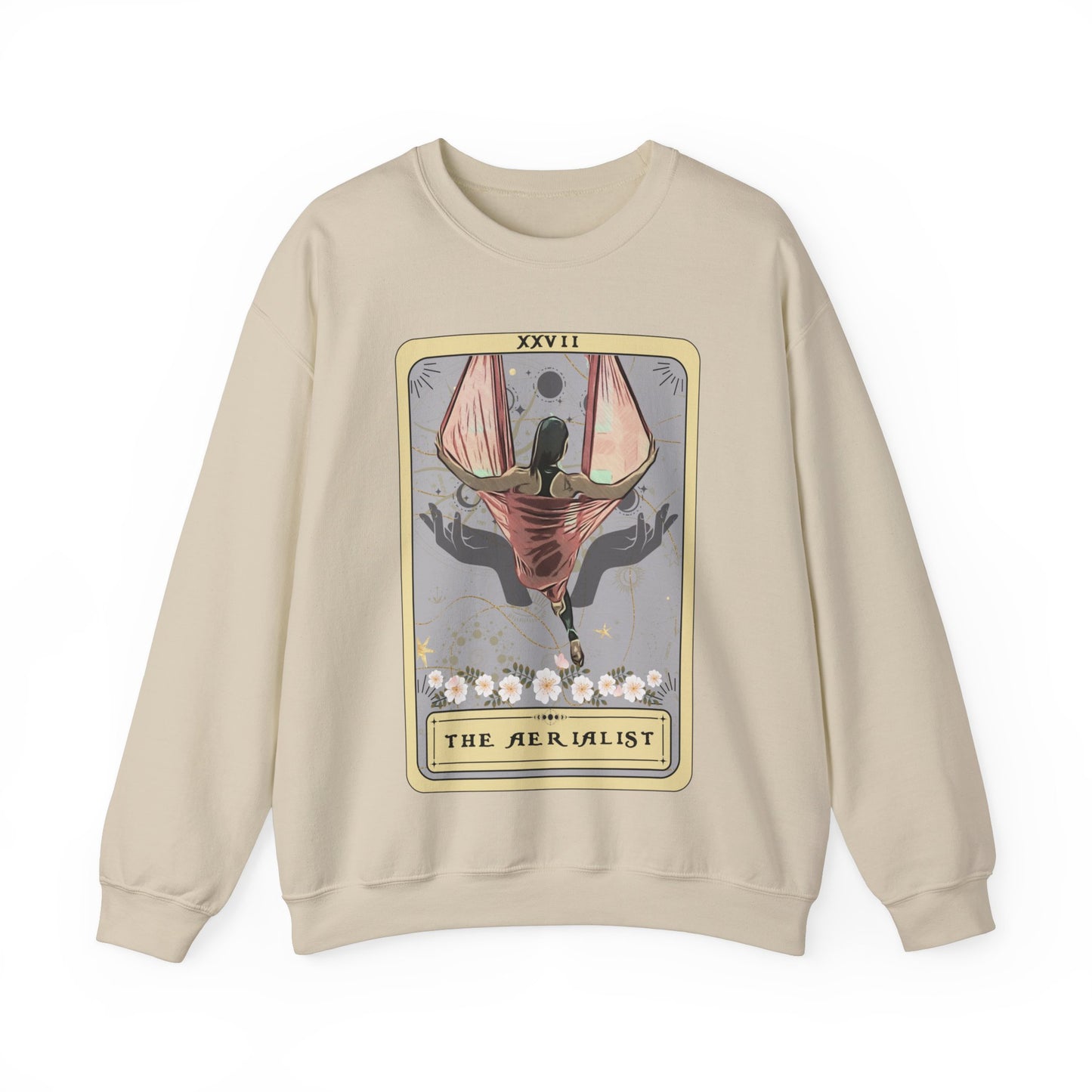 The Aerialist Tarot Card Sweatshirt, Aerialist Silks Sweatshirt