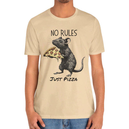 No  Rules Just Pizza Rat Pizza Shirt, Pizza Lover Rat T-shirt