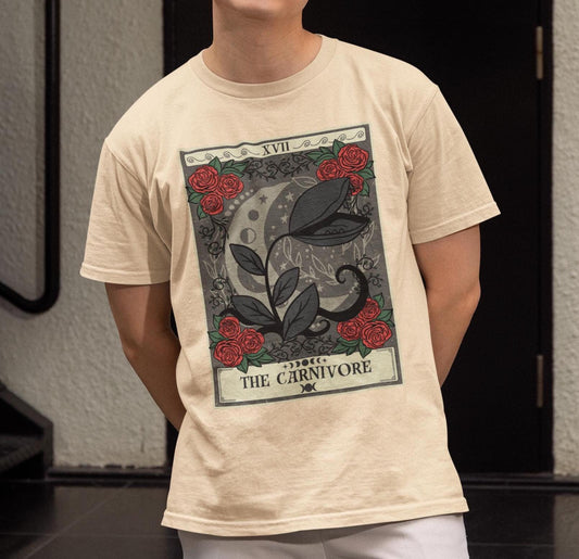The Carnivore Tarot Card Shirt, Venus Fly Trap Carnivorous Plant Shirt