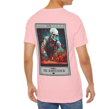 Bartender Tarot Card Shirt - Back Print Bartending Gift