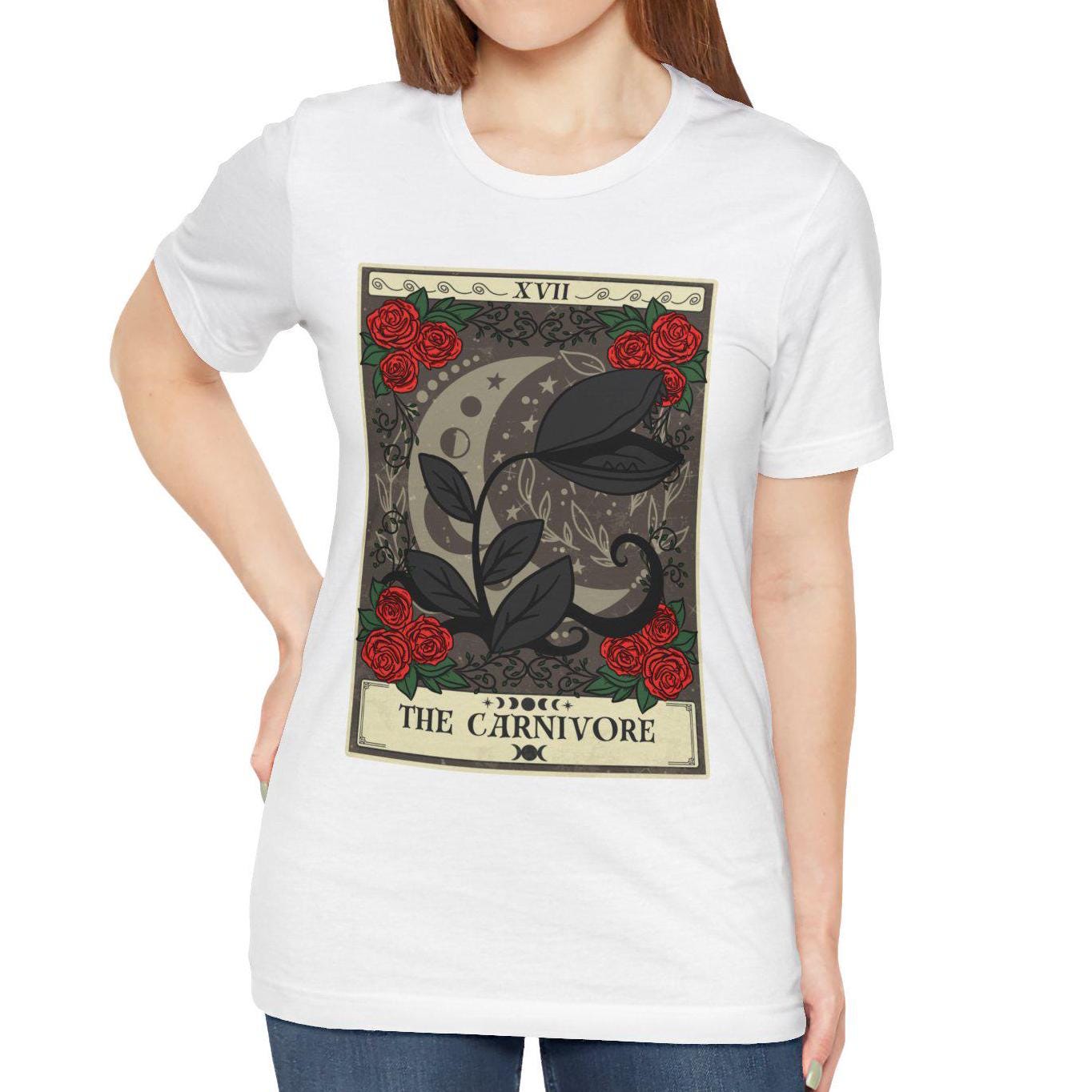 The Carnivore Tarot Card Shirt, Venus Fly Trap Carnivorous Plant Shirt
