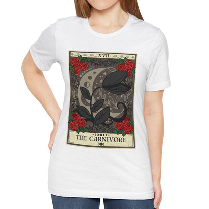 The Carnivore Tarot Card Shirt, Venus Fly Trap Carnivorous Plant Shirt