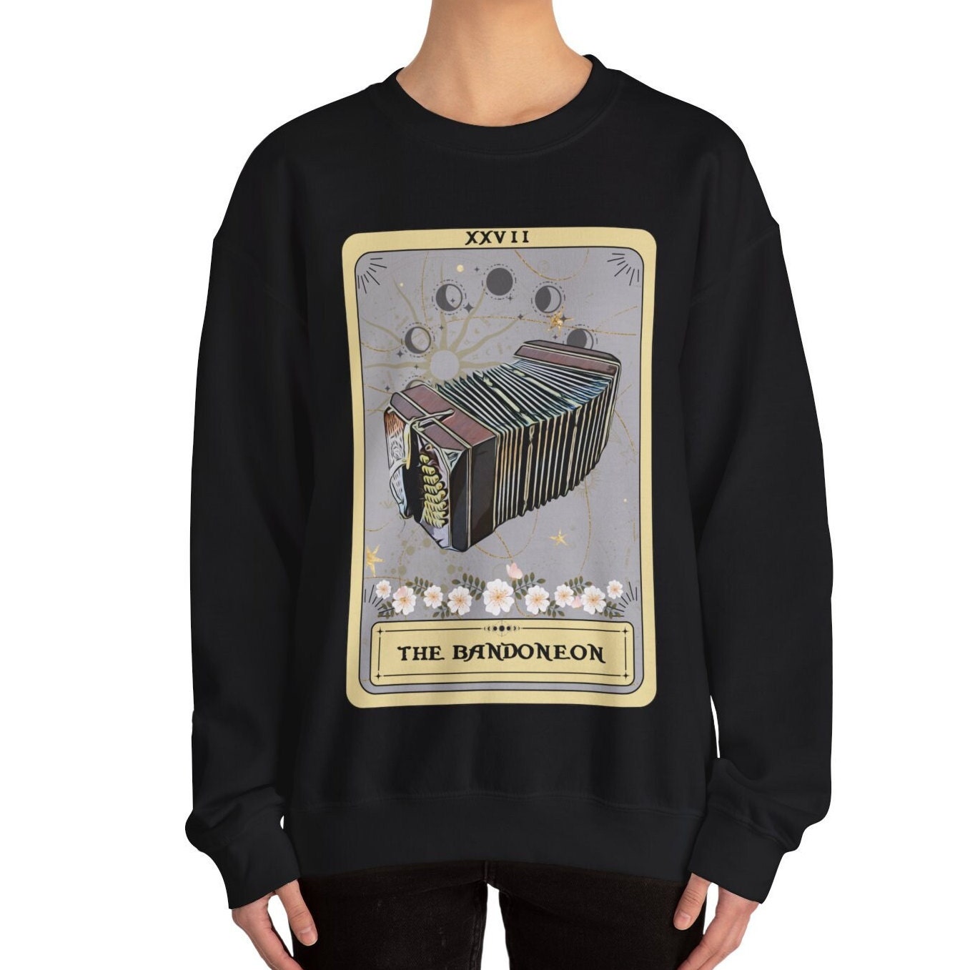 Bandoneon Tarot Card Sweatshirt - Gifts for Bandoneon Players