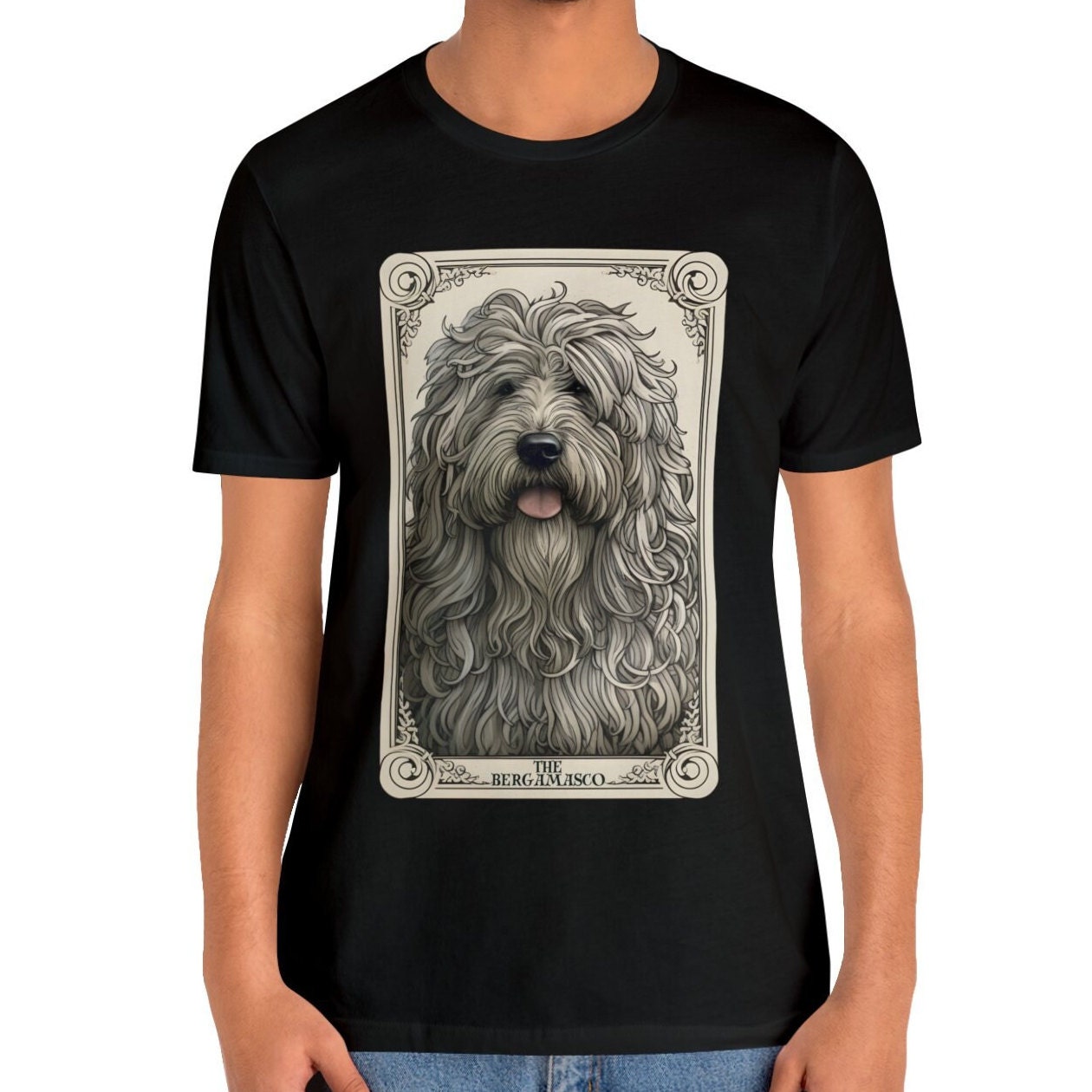 Bergamasco Sheepdog Shirt, The Bergamasco Tarot Card Shirt, Bergamasco Dog Mom