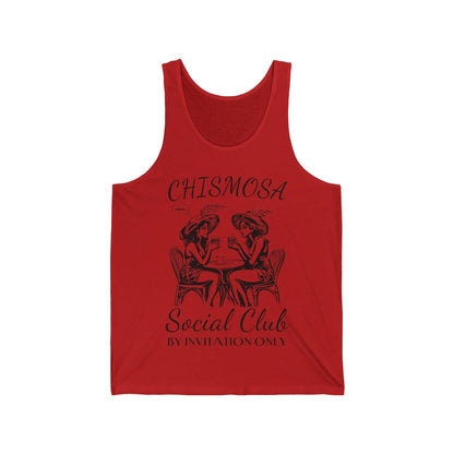 Latina Chisme Tank Top - Funny Cafecito Tee for Hispanic Social Club