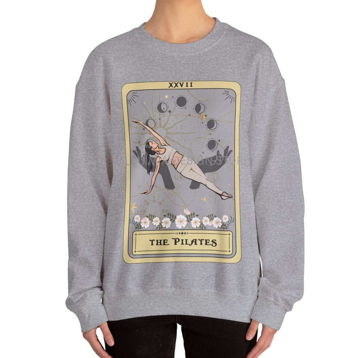Pilates Tarot Card Sweatshirt - Perfect Gift for Pilates Lovers