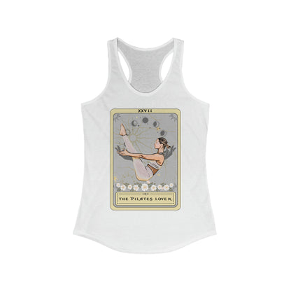 The Pilates Lover Tarot Card Tank Top, Racerback